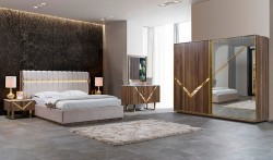 Venüs Ceviz  Yatak Odası