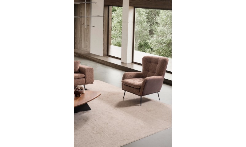 Pufy Koltuk Takımı Kahve