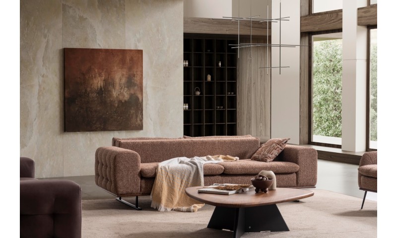 Pufy Koltuk Takımı Kahve