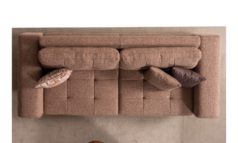 Pufy Koltuk Takımı Kahve