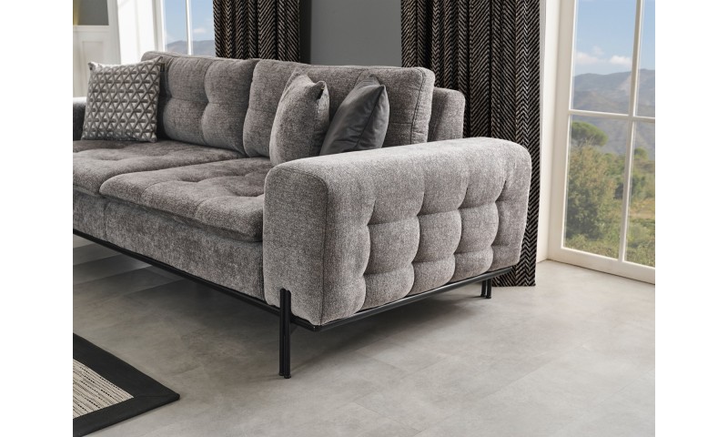 Pufy Koltuk Takımı Antrasit 