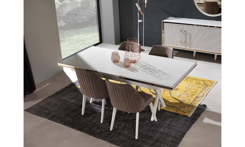 Toprak Yemek Odası Ekru