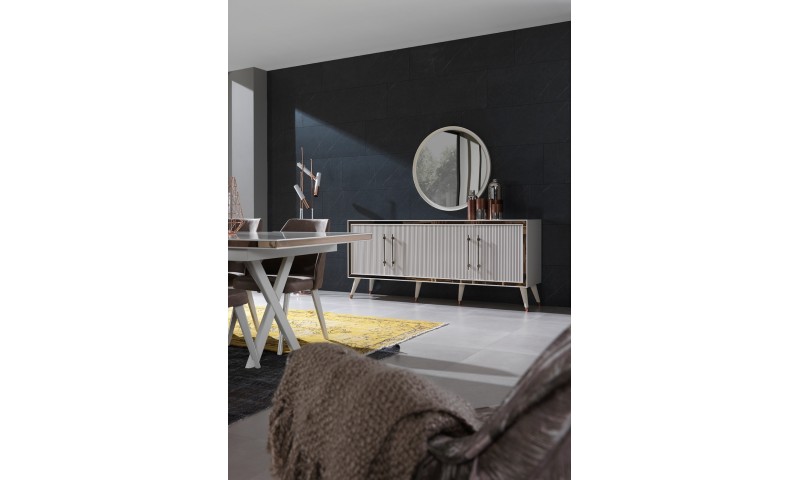 Toprak Yemek Odası Ekru