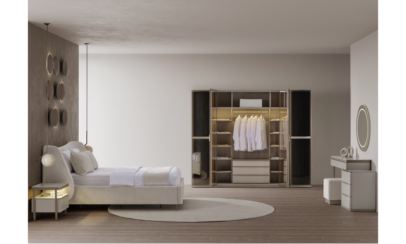 Meta Bazalı Yatak Odası