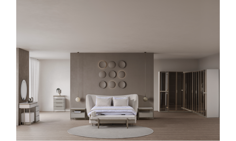 Meta Bazalı Yatak Odası