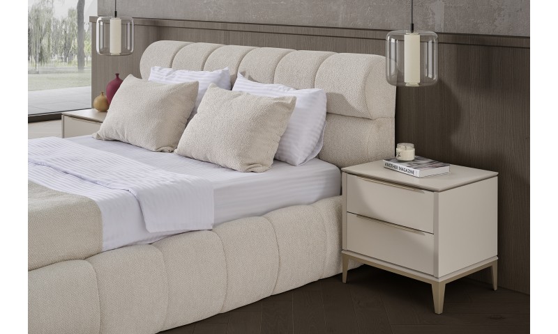 Neon Bazalı Yatak Odası