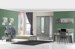 Mega Gri Genç Odası