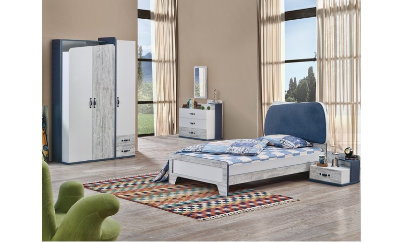 Tarz Mavi Genç Odası