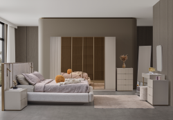 Hermes Bazalı Yatak Odası