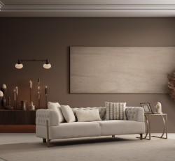 Cratos Koltuk Takımı - Krem