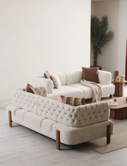 Cratos Koltuk Takımı - Yataklı - Metal Ayaklı