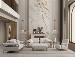 Deep Living Koltuk Takımı - Gold