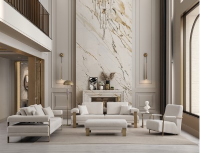 Deep Living Koltuk Takımı - Gold