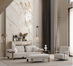 Deep Living Koltuk Takımı - Gold