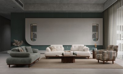 Lois Koltuk Takımı - Beyaz