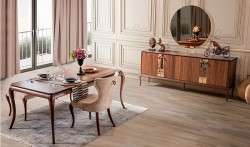 Bella Ahşap Yemek Odası