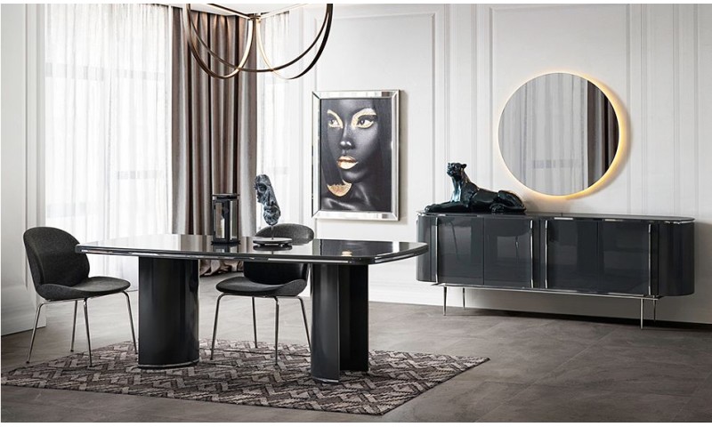 Hermes Antrasit Yemek Odası