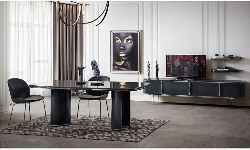 Hermes Antrasit Yemek Odası