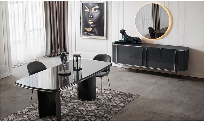 Hermes Antrasit Yemek Odası